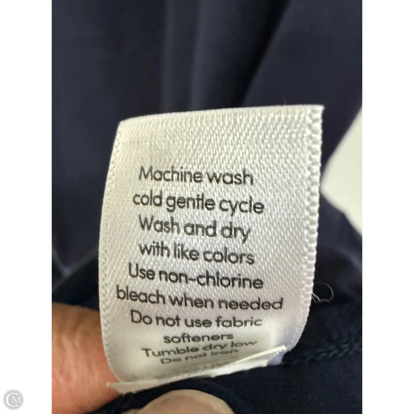 Athletic Top Short Sleeve By Athleta In Navy, Size: L