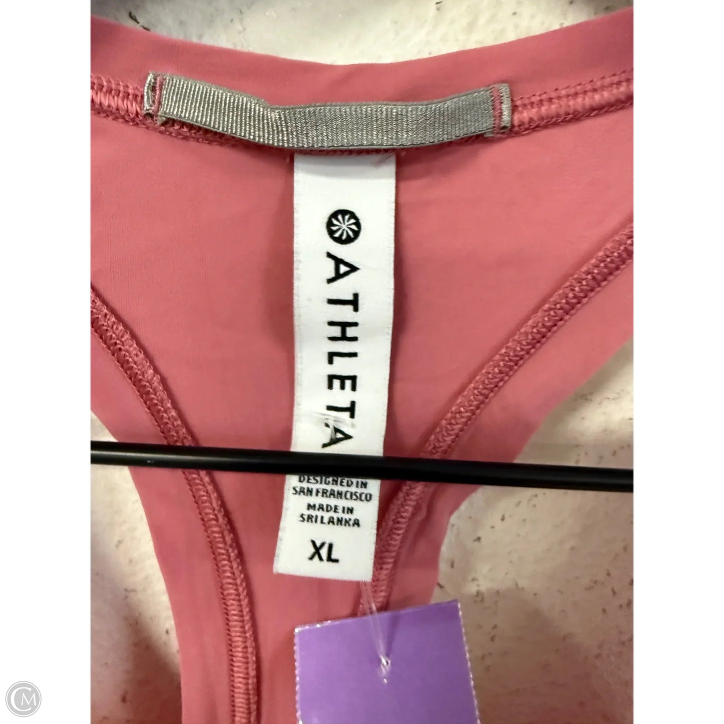 Athletic Tank Top By Athleta In Pink, Size: Xl