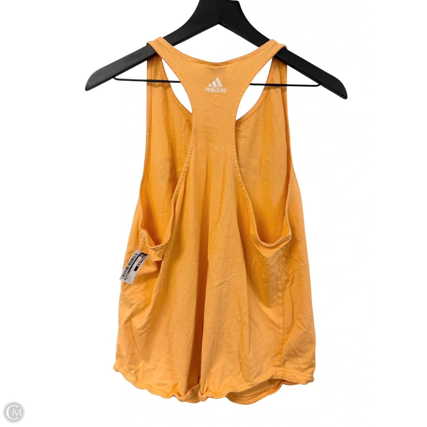 Top Sleeveless By Adidas In Orange, Size: L