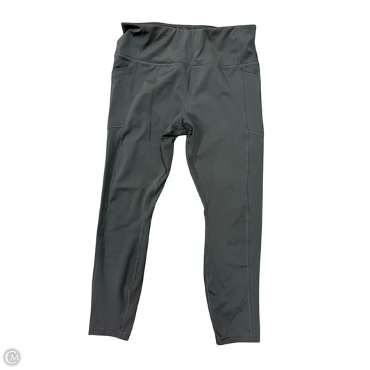Athletic Leggings By Avia In Black, Size: L