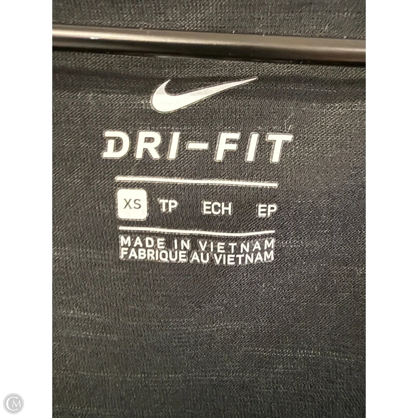 Athletic Top Short Sleeve By Nike Apparel In Pink, Size: Xs