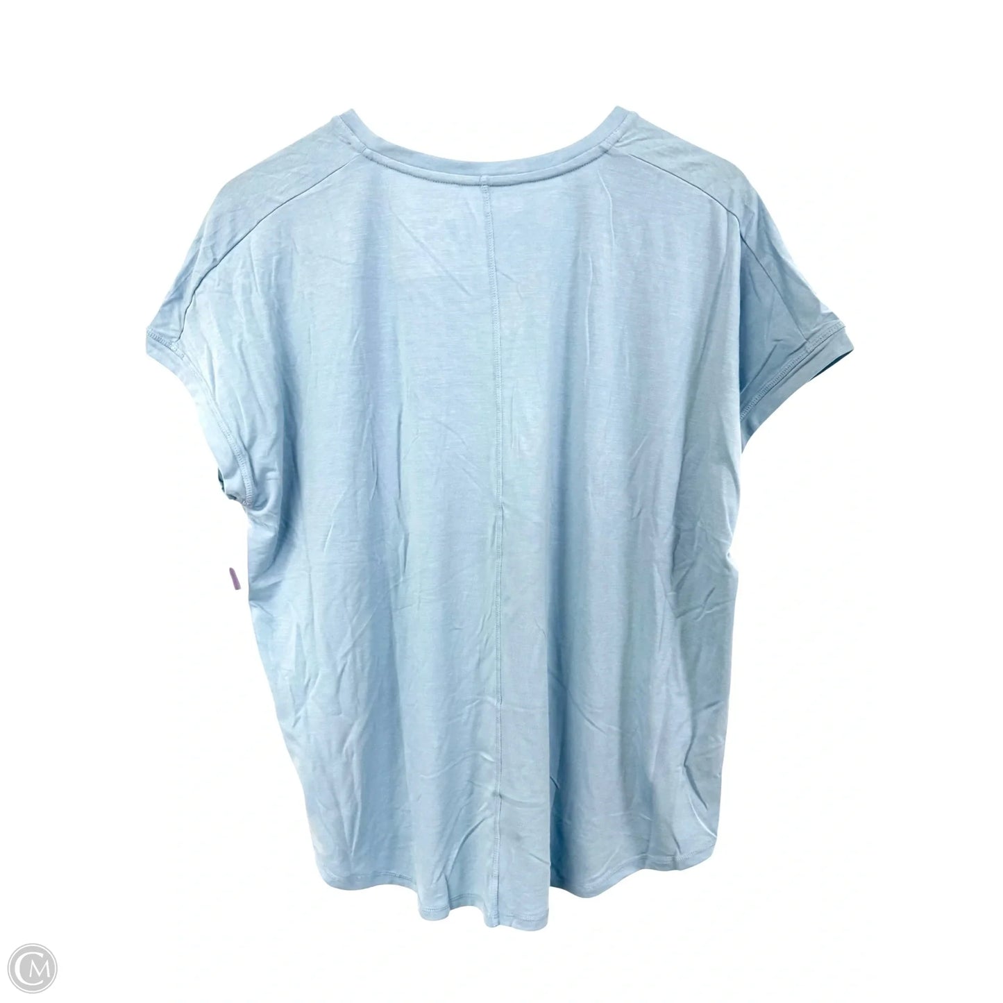 Athletic Top Short Sleeve By Mondetta In Blue, Size: Large