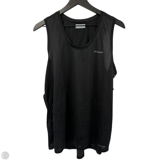 Athletic Tank Top By Columbia In Black, Size: Xl