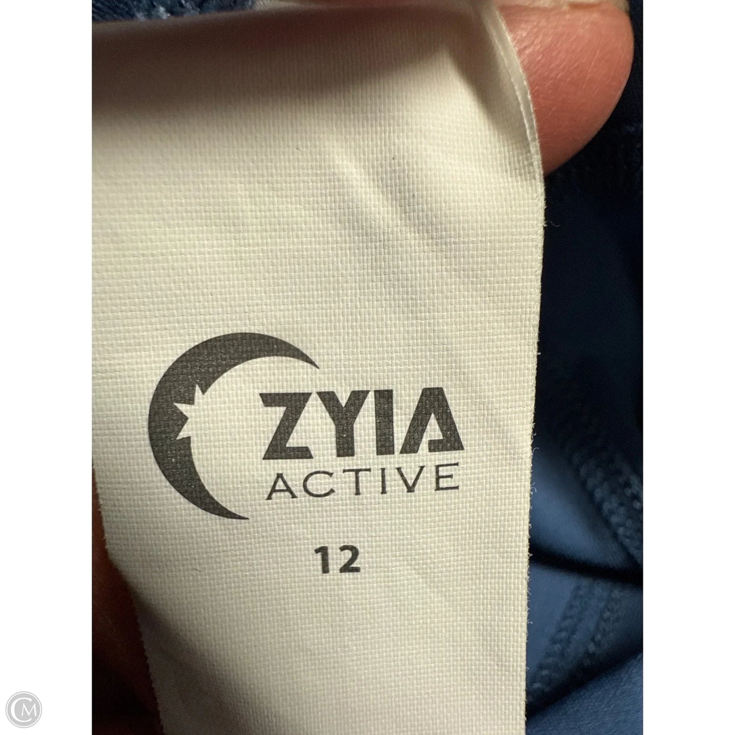 Athletic Leggings By Zyia In Blue, Size: 12
