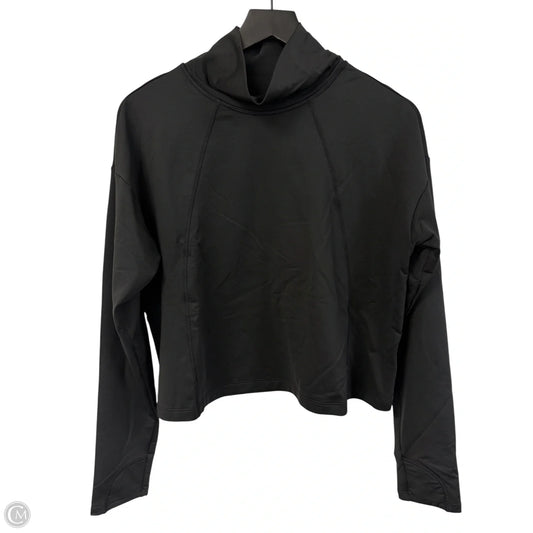 Athletic Top Long Sleeve Crewneck By Athleta In Black, Size: M