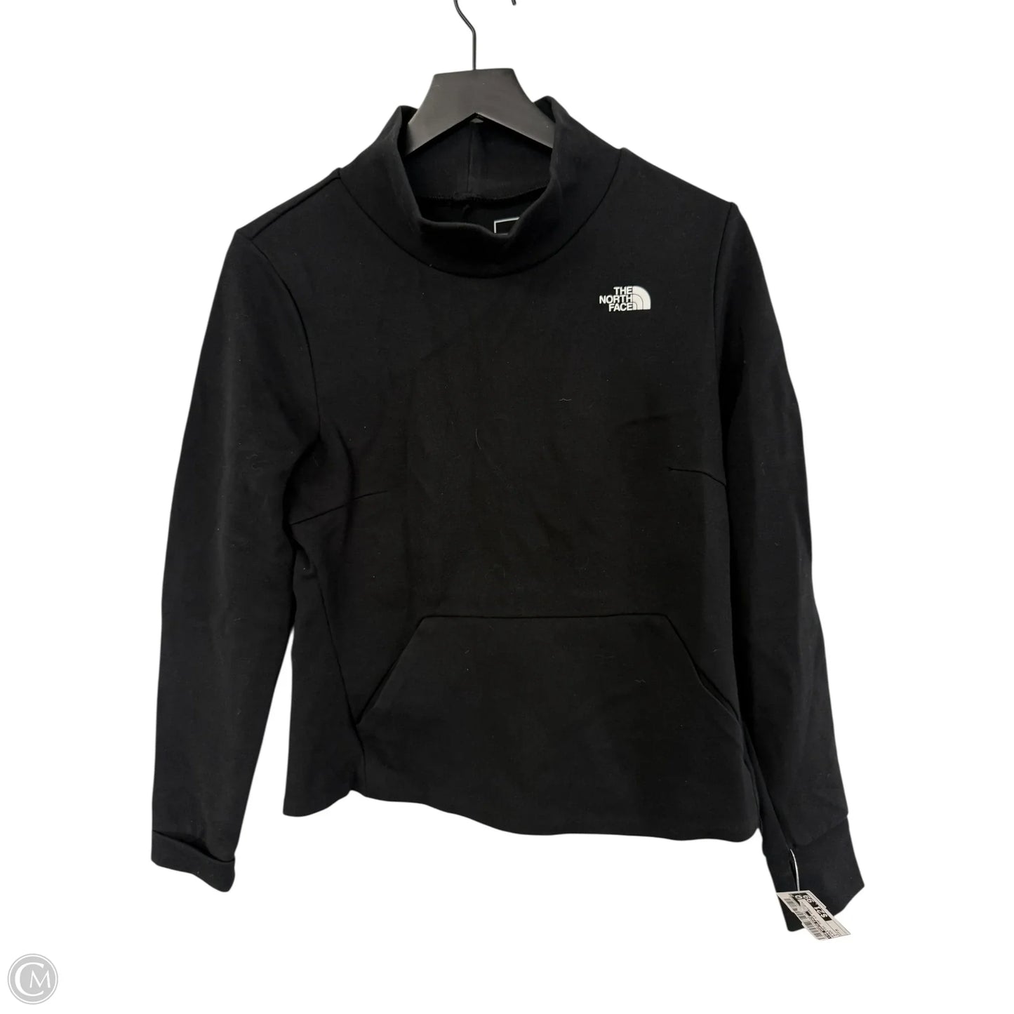 Athletic Top Long Sleeve Crewneck By The North Face In Black, Size: M