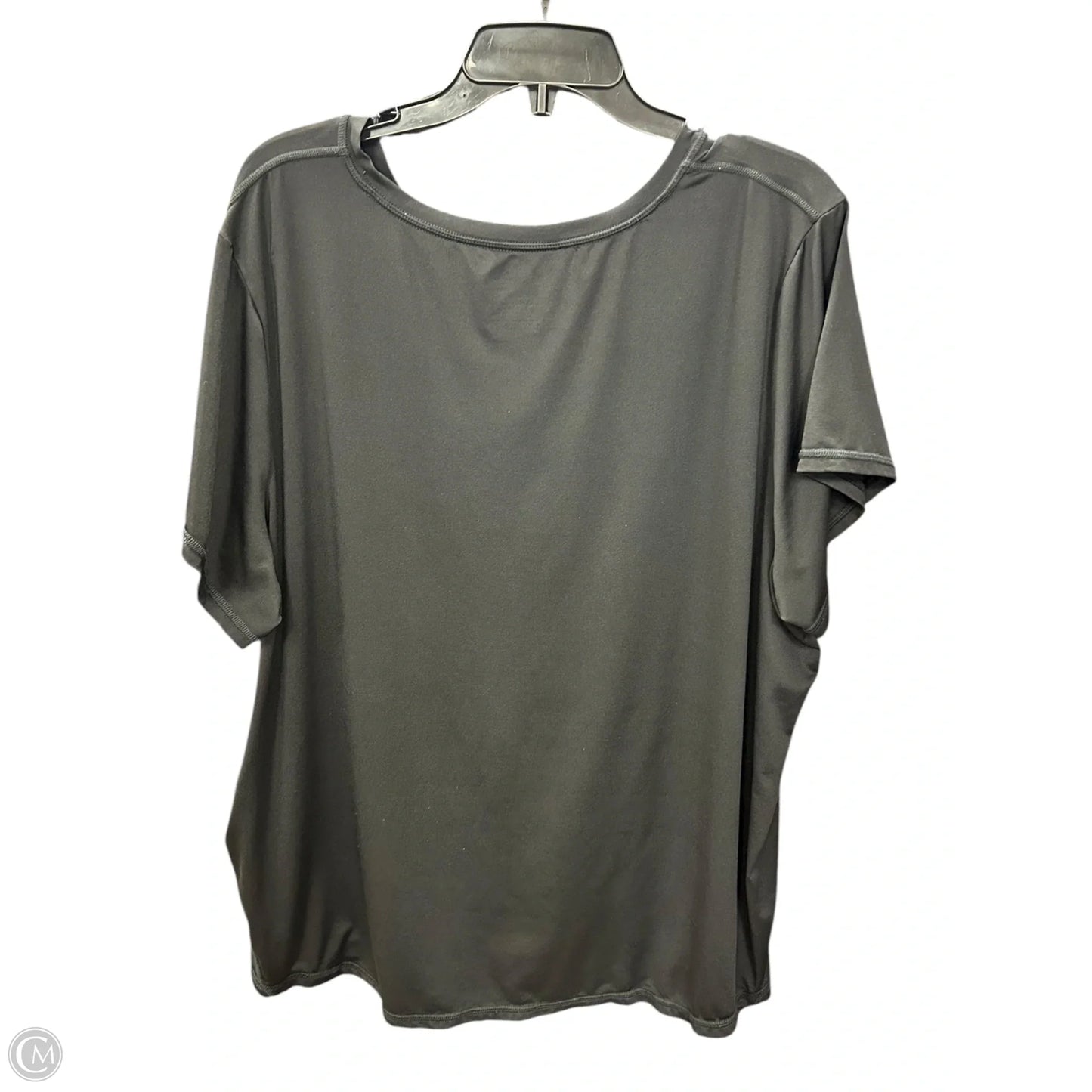 Athletic Top Short Sleeve By Xersion In Black, Size: 2x