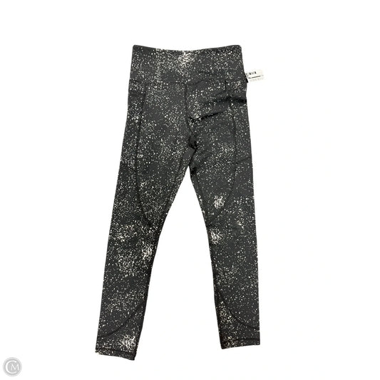 Athletic Leggings By Zyia In Black & Grey, Size: 4