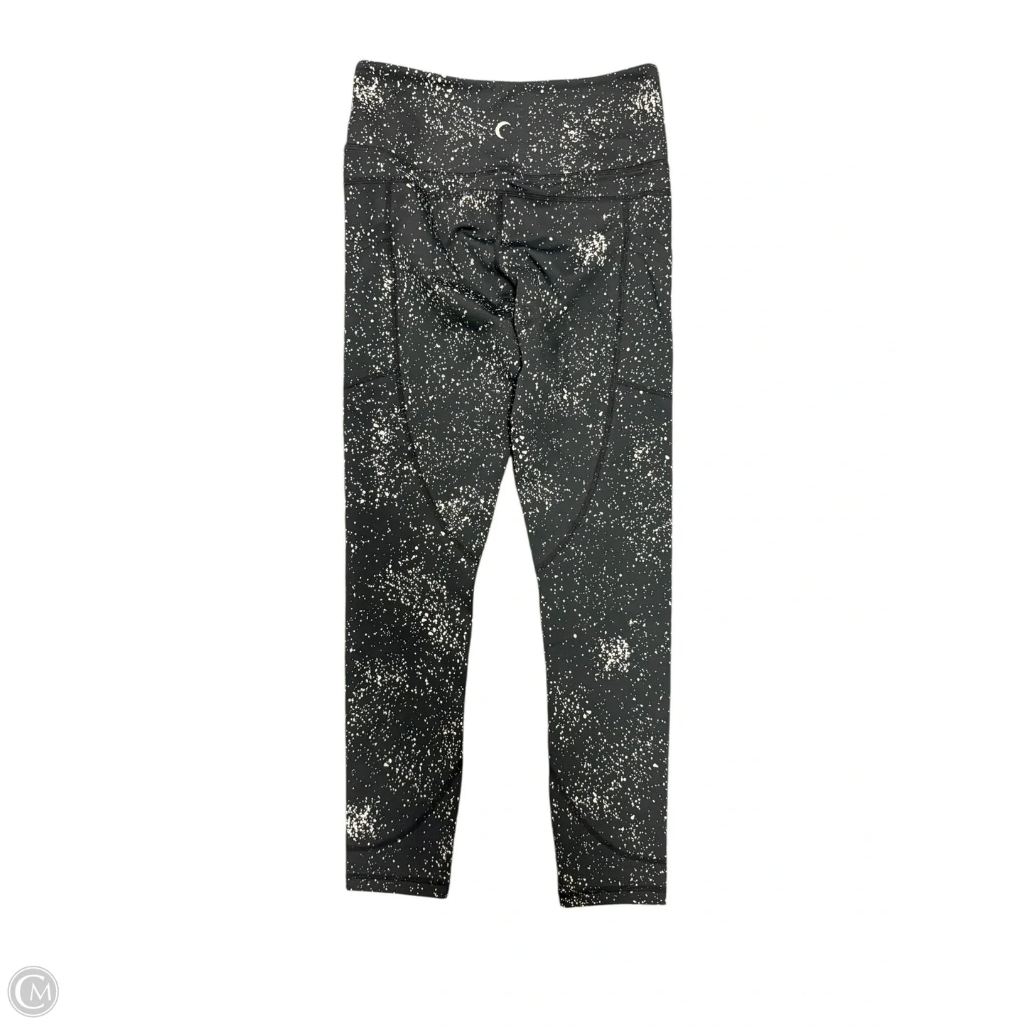 Athletic Leggings By Zyia In Black & Grey, Size: 4