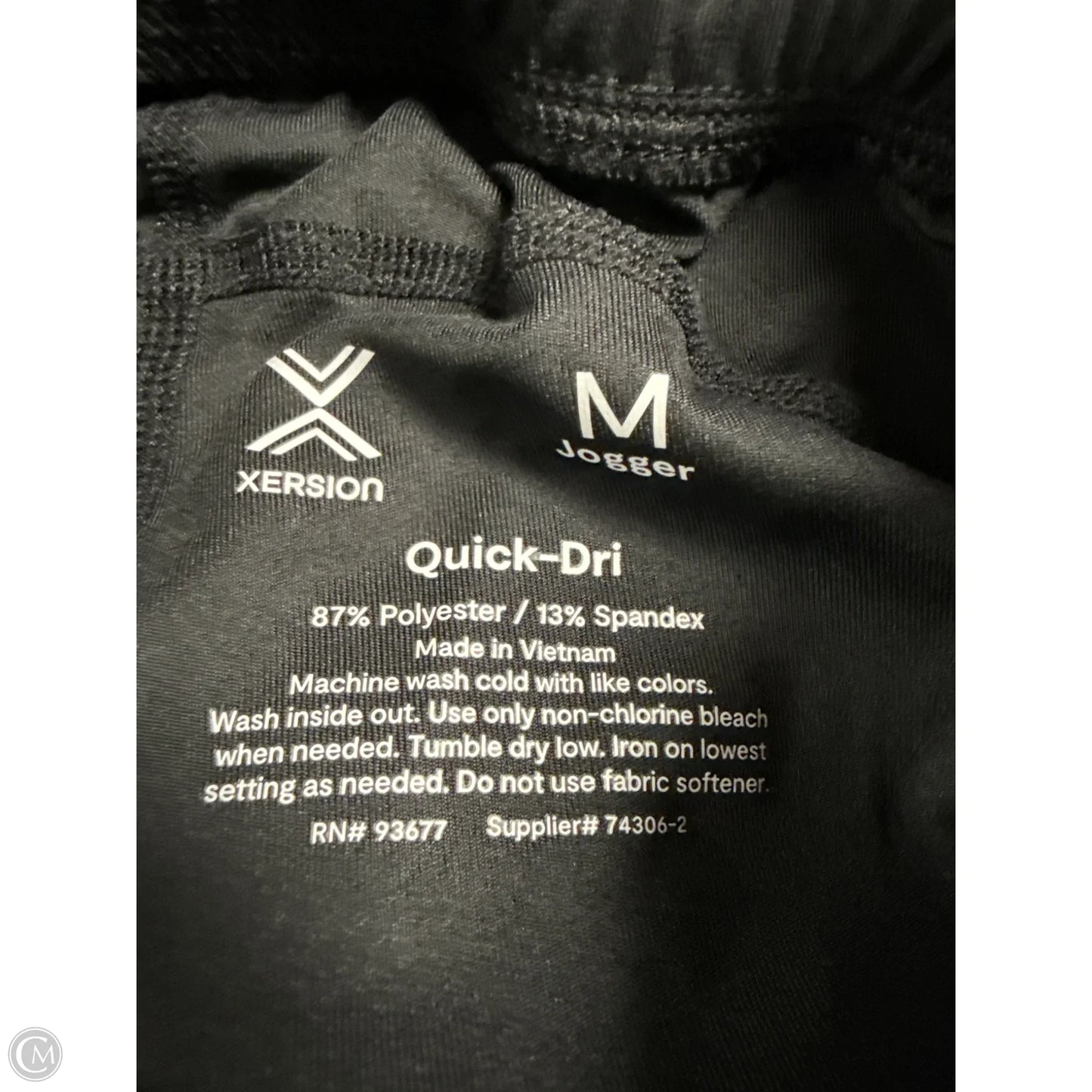Athletic Pants By Xersion In Black, Size: M