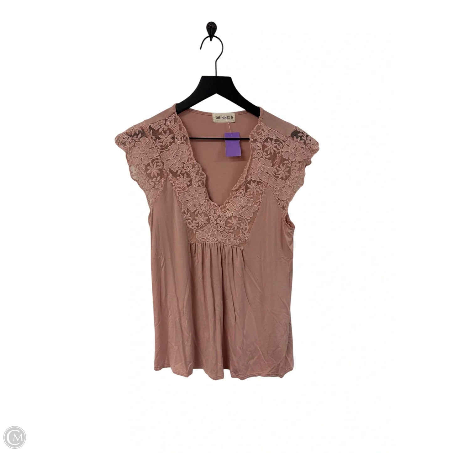 Top Short Sleeve By The Nines In Pink, Size: M