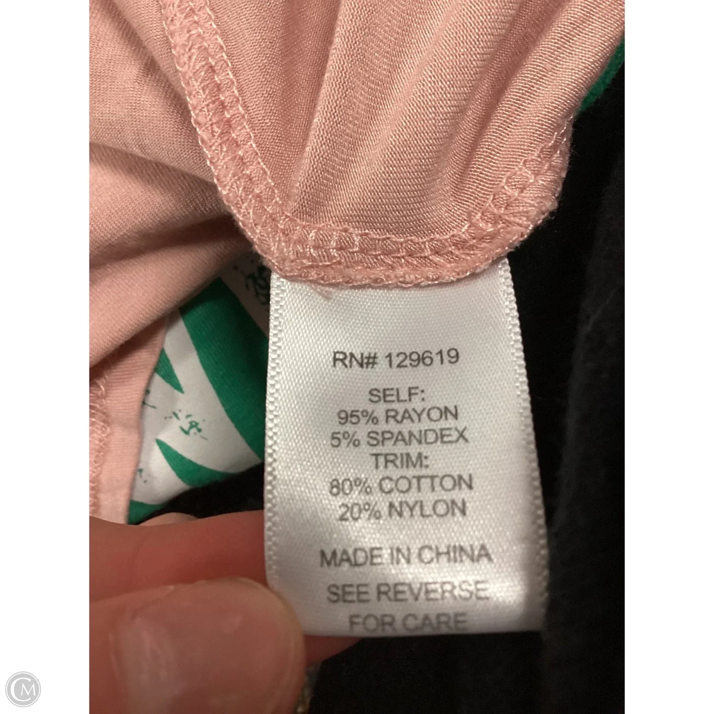 Top Short Sleeve By The Nines In Pink, Size: M