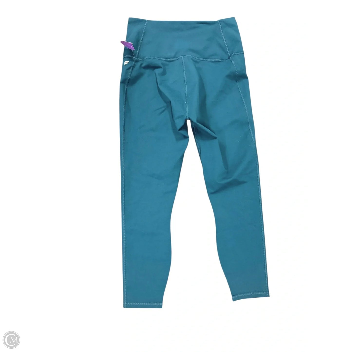Athletic Leggings By Fabletics In Teal, Size: L