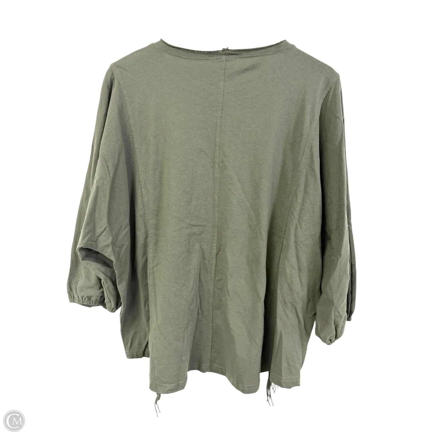 Top Short Sleeve By Easel In Green, Size: L