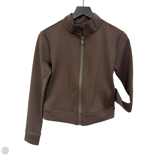 Athletic Jacket By Cmb In Brown, Size: S