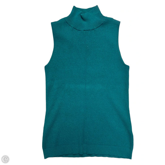 Top Sleeveless By Time And Tru In Green, Size: S