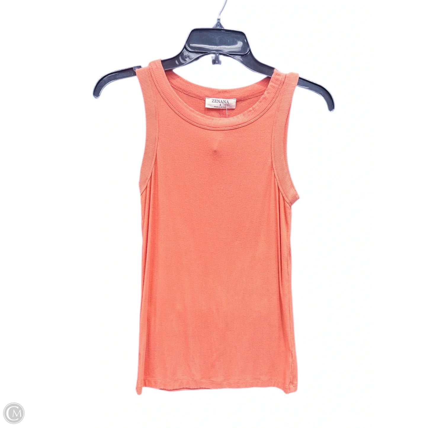 Top Sleeveless Basic By Zenana Outfitters In Orange, Size: S