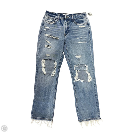 Jeans Straight By Flying Monkey In Blue Denim, Size: 4