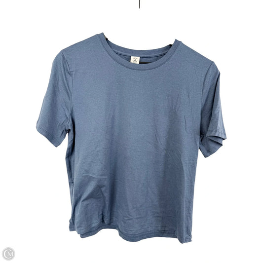 Athletic Top Short Sleeve By Xersion In Blue, Size: M