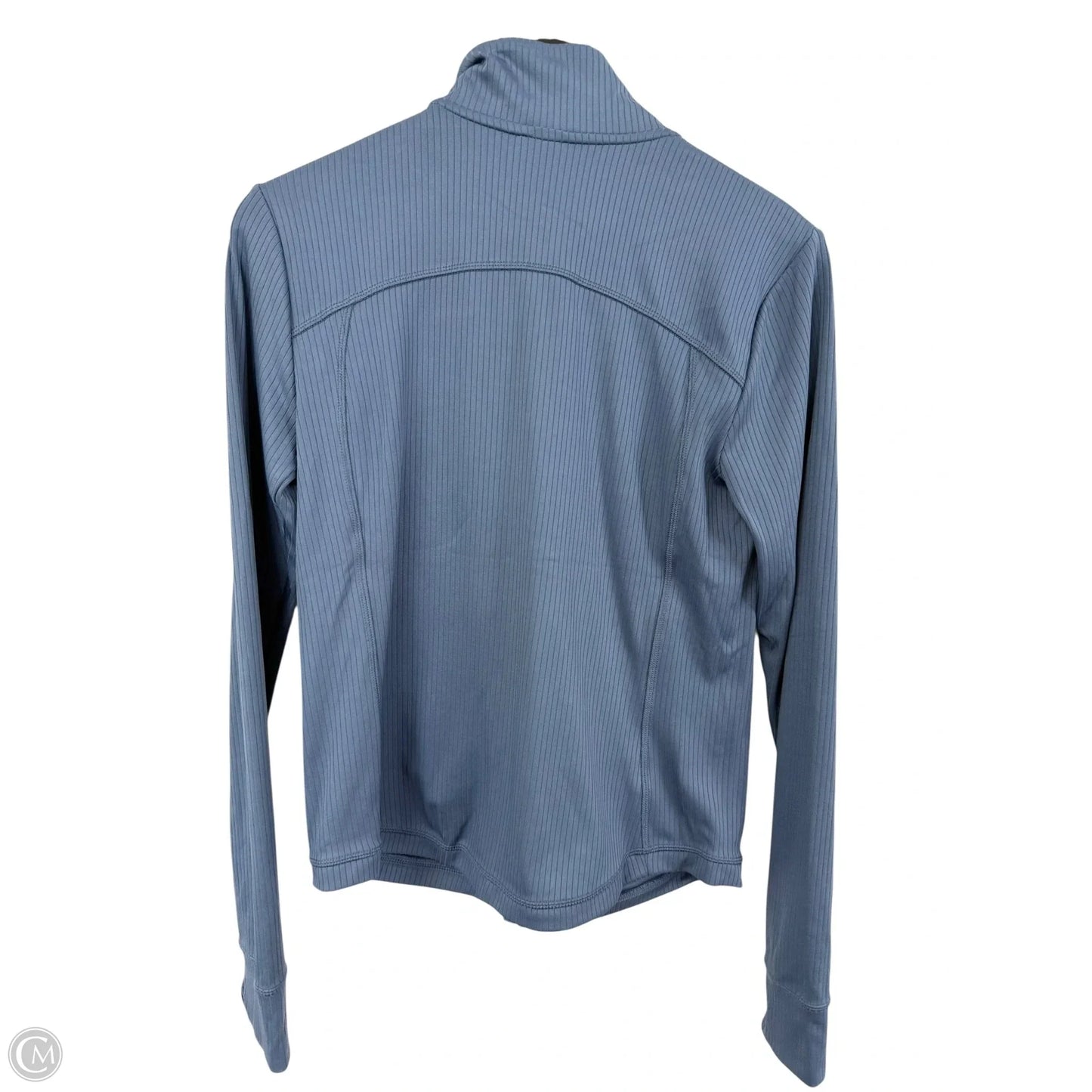 Athletic Top Long Sleeve Collar By Xersion In Blue, Size: M