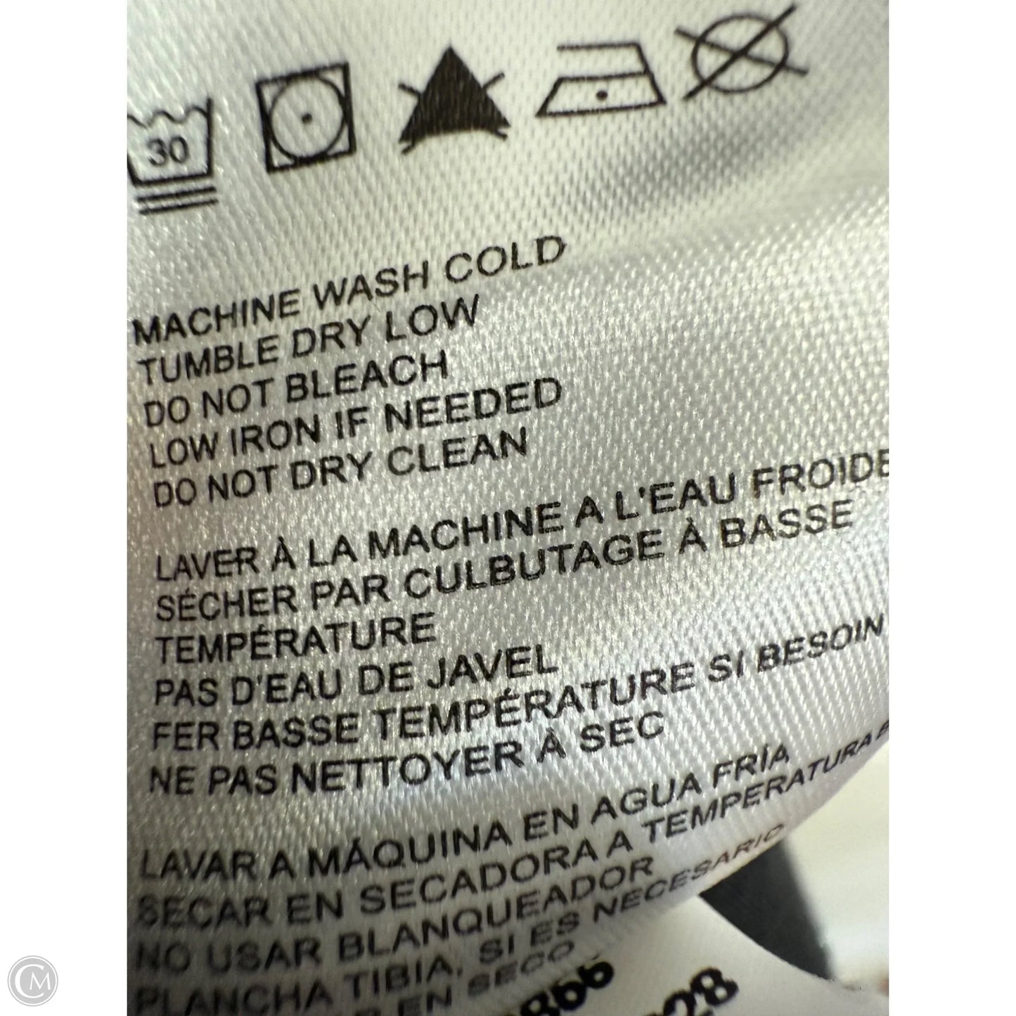 Athletic Top Short Sleeve By New Balance In Black, Size: L