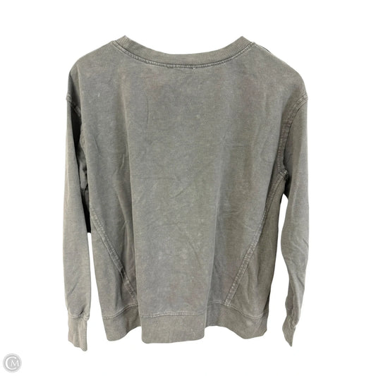 Sweatshirt Crewneck By Jane And Delancey In Grey, Size: S