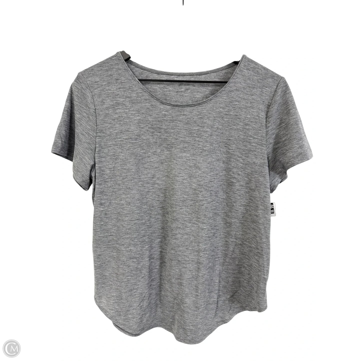 Athletic Top Short Sleeve By Under Armour In Grey, Size: M