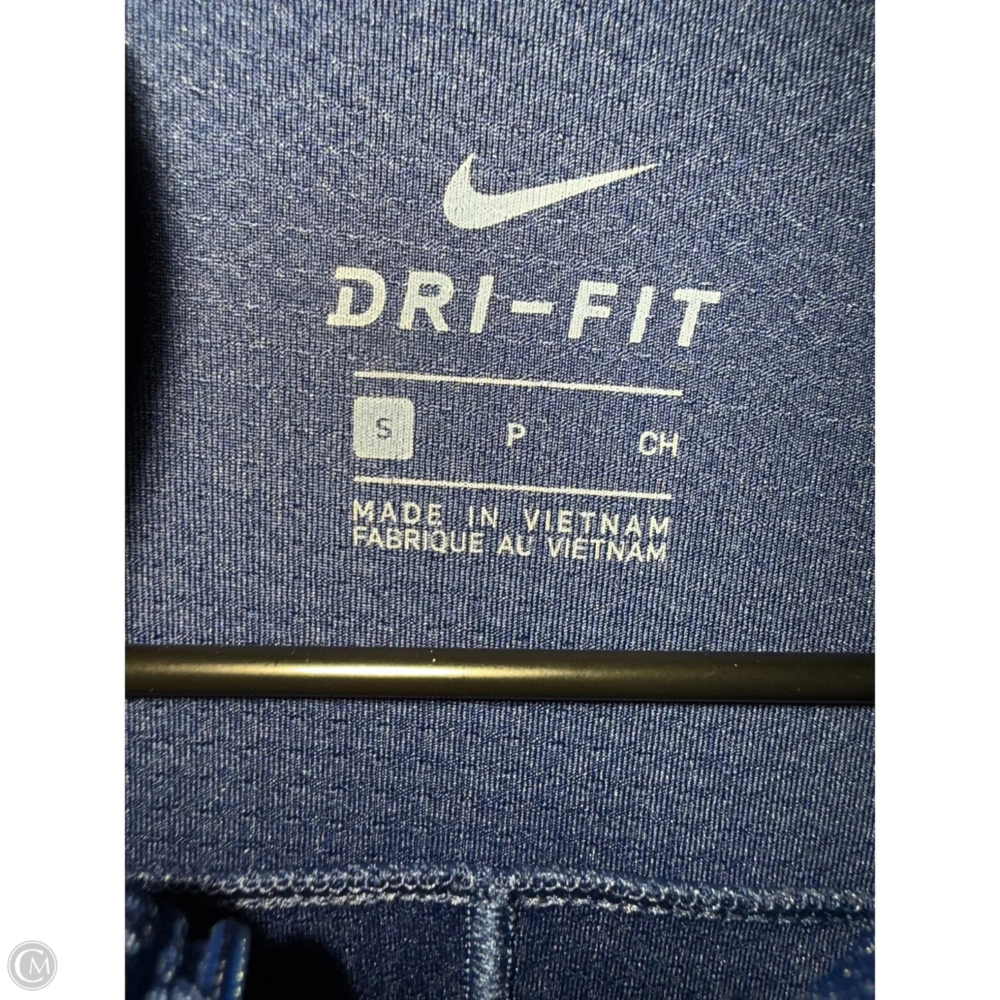 Athletic Jacket By Nike Apparel In Navy, Size: S