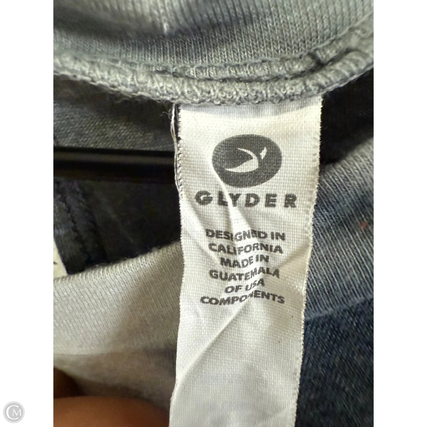 Athletic Tank Top By Clothes Mentor In Grey & White, Size: S