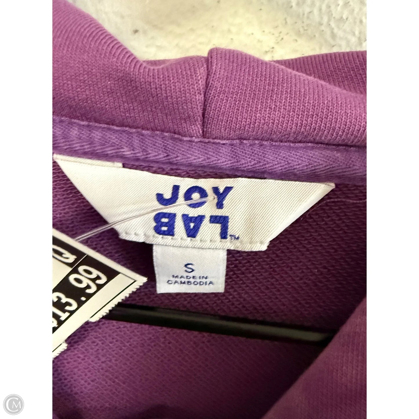 Sweatshirt Hoodie By Joy Lab In Purple, Size: S