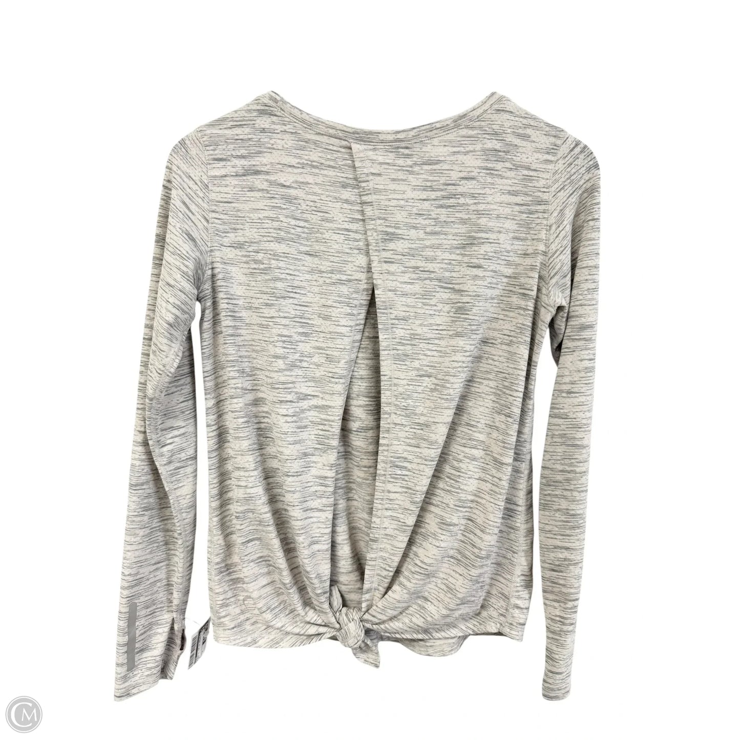 Athletic Top Long Sleeve Crewneck By Zyia In Grey, Size: M