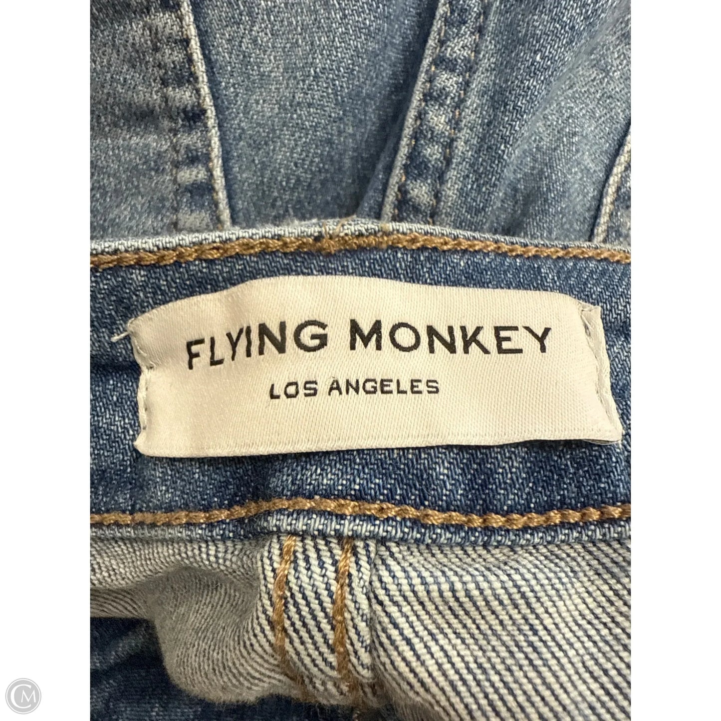 Jeans Cropped By Flying Monkey In Blue Denim, Size: 8
