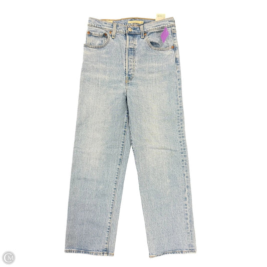 Jeans Straight By Levis In Blue Denim, Size: 6