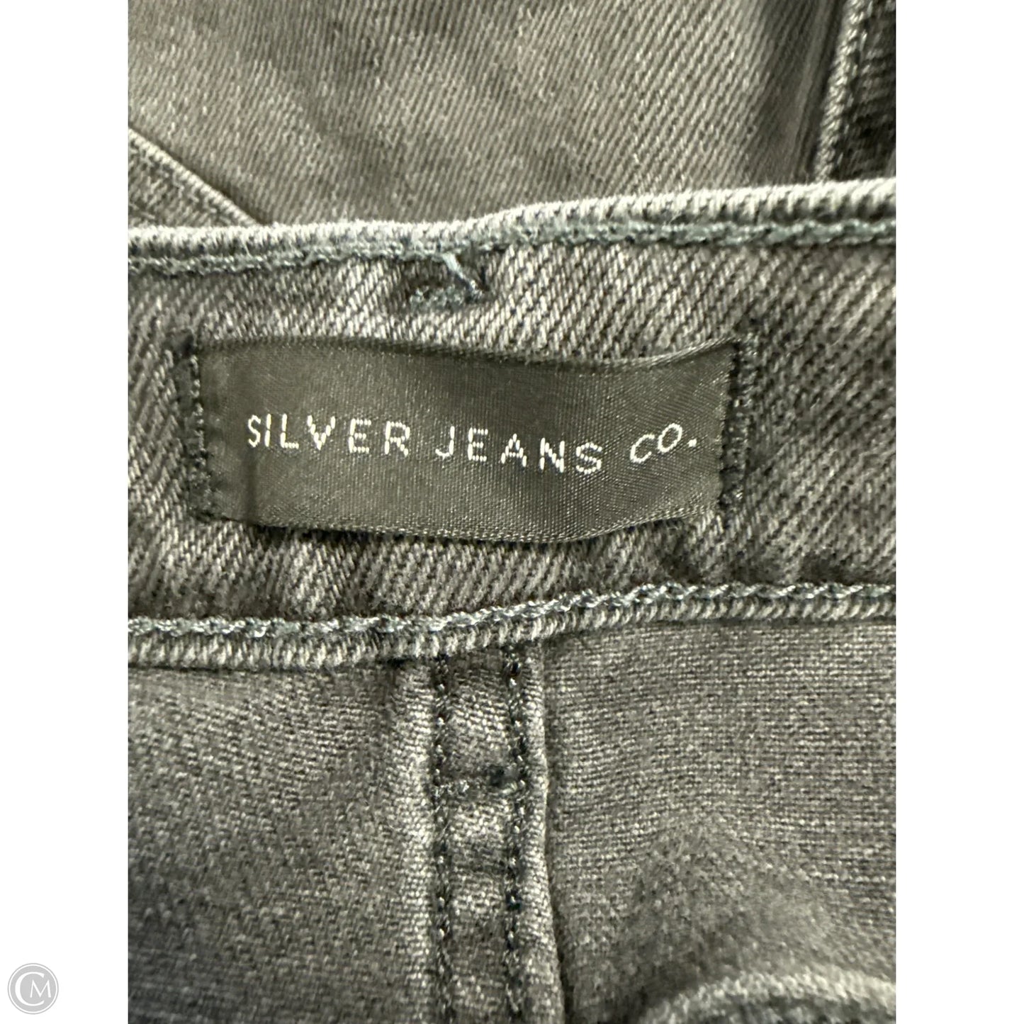 Jeans Boot Cut By Silver In Black Denim, Size: 6