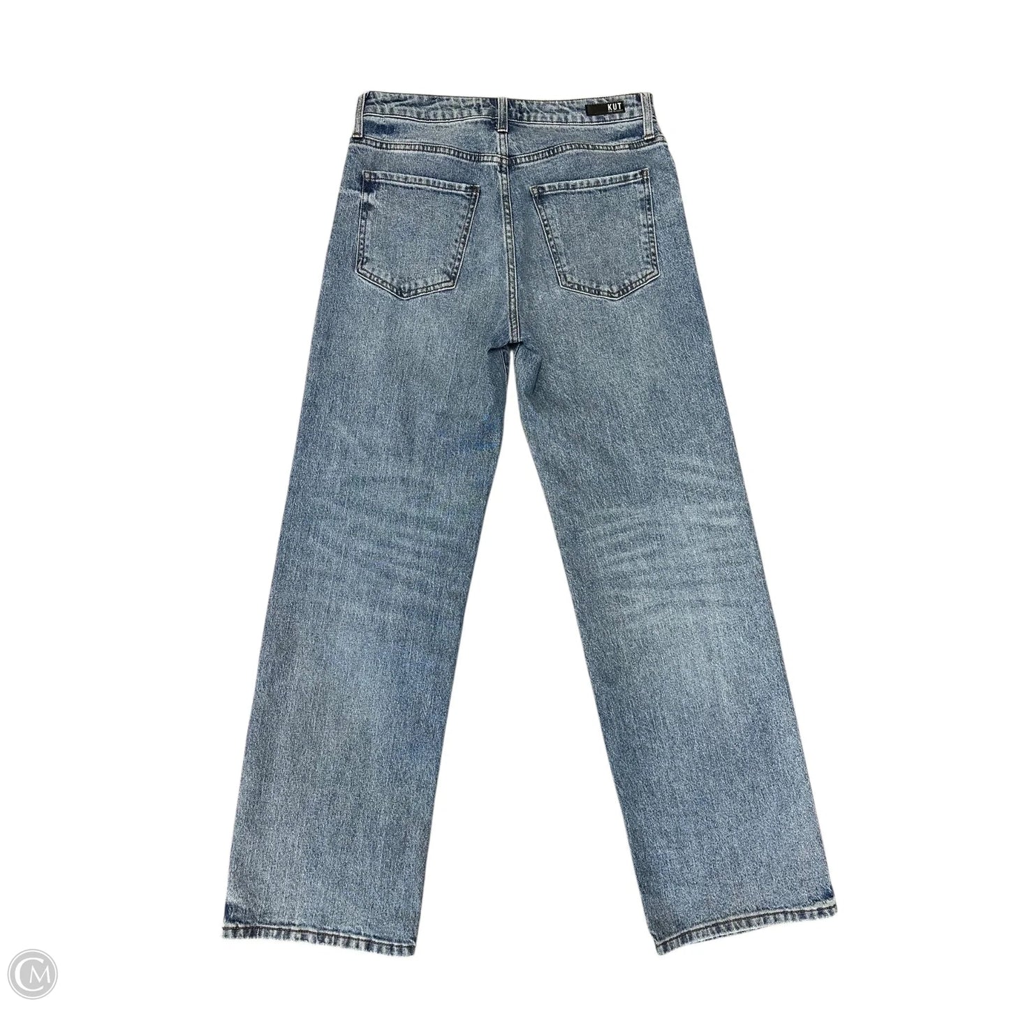 Jeans Wide Leg By Kut In Blue Denim, Size: 4