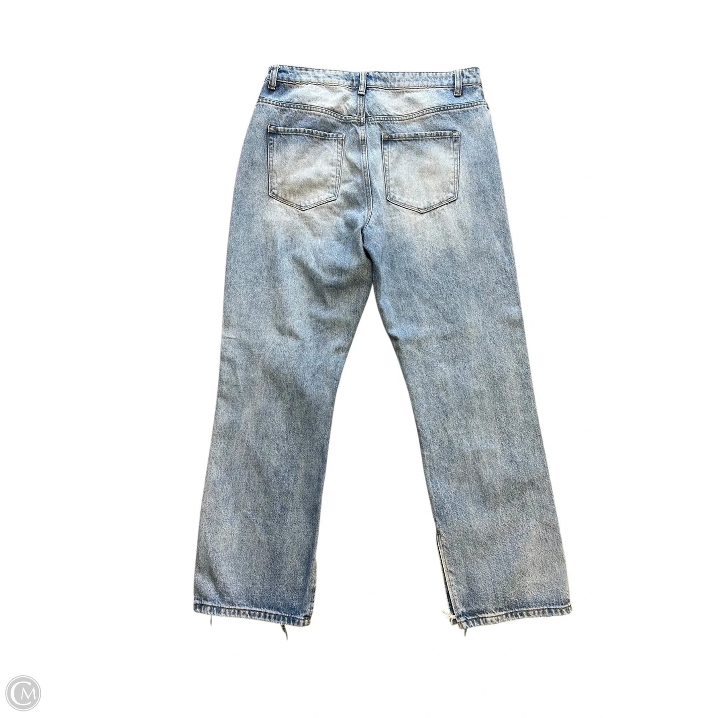 Jeans Wide Leg By Vervet In Blue Denim, Size: 14