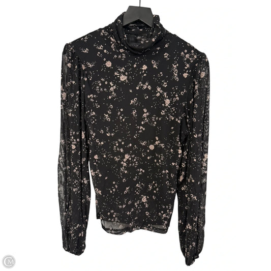 Top Long Sleeve By Sanctuary In Black & Tan, Size: L