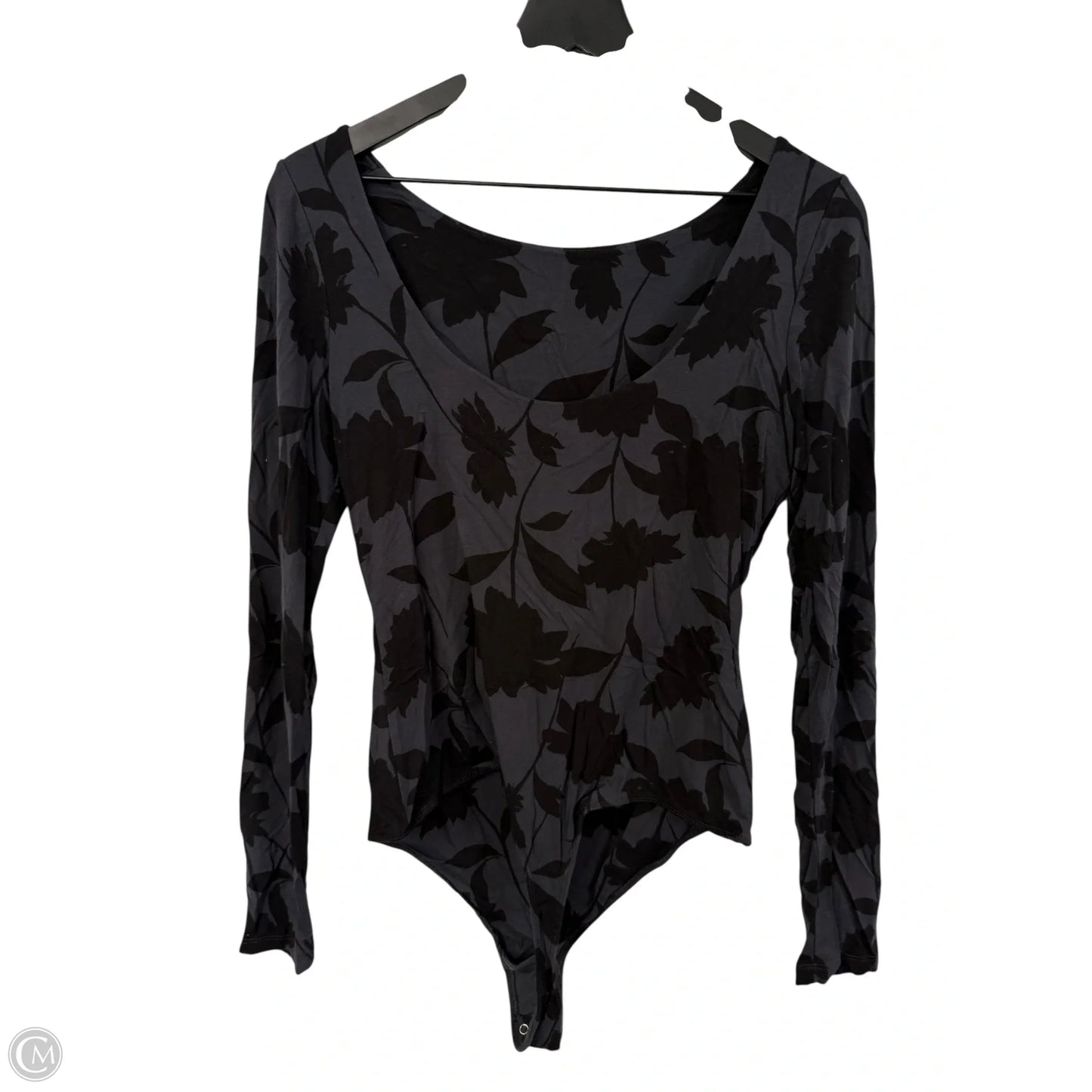 Bodysuit By Z Supply In Black & Grey, Size: M