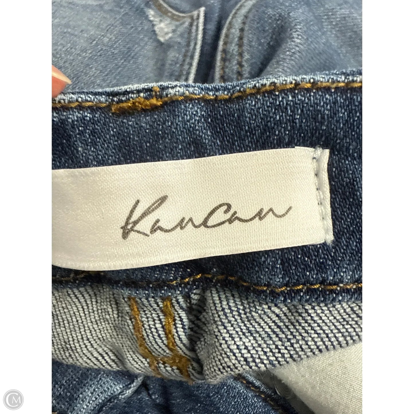 Jeans Skinny By Kancan In Blue Denim, Size: 10