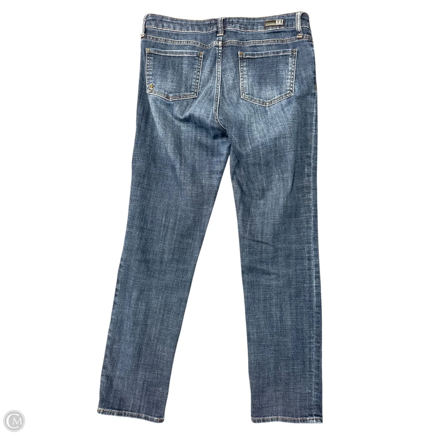 Jeans Boyfriend By Kut In Blue Denim, Size: 10