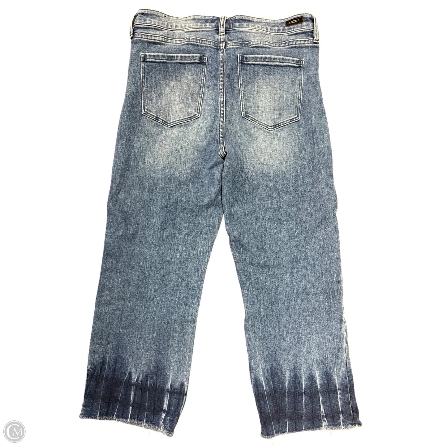Jeans Cropped By Liverpool In Blue Denim, Size: 10