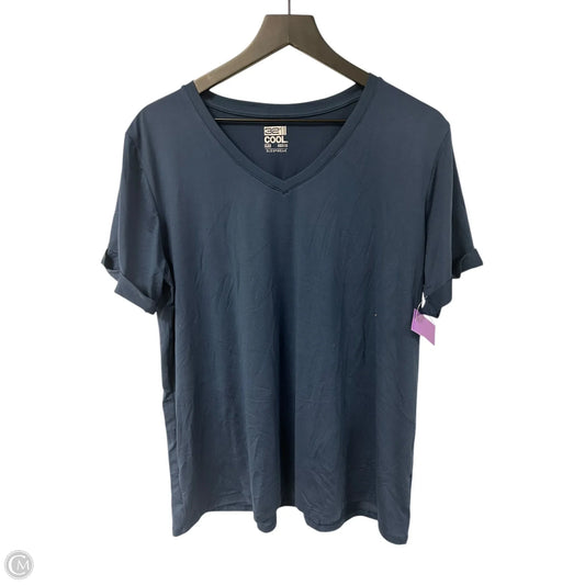 Athletic Top Short Sleeve By 32 Degrees In Navy, Size: Xl