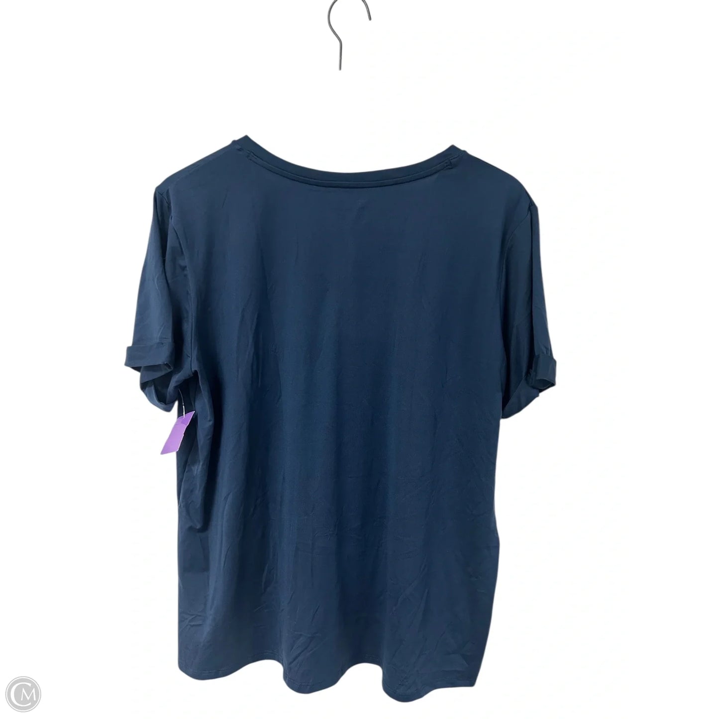 Athletic Top Short Sleeve By 32 Degrees In Navy, Size: Xl