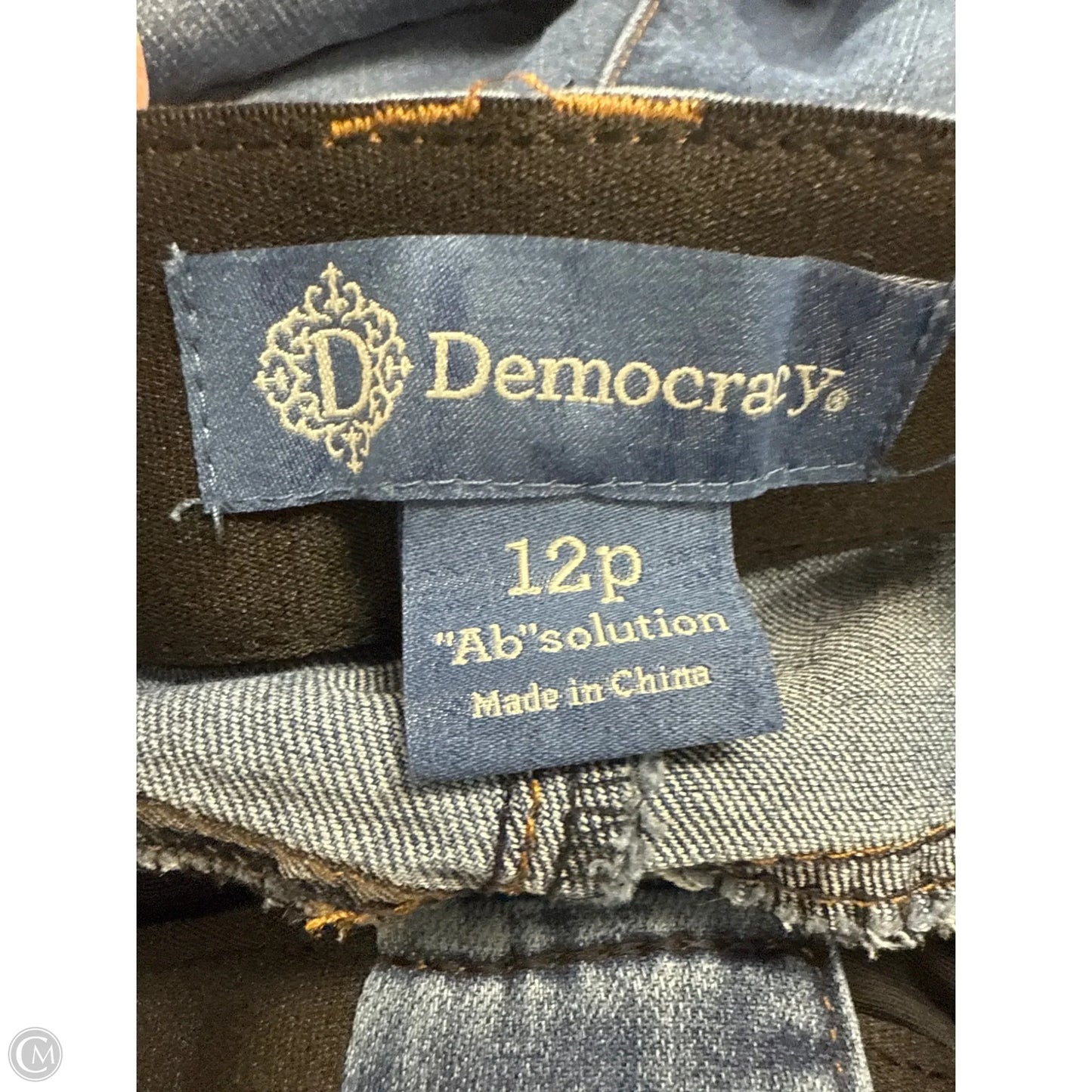 Jeans Skinny By Democracy In Blue Denim, Size: 12p