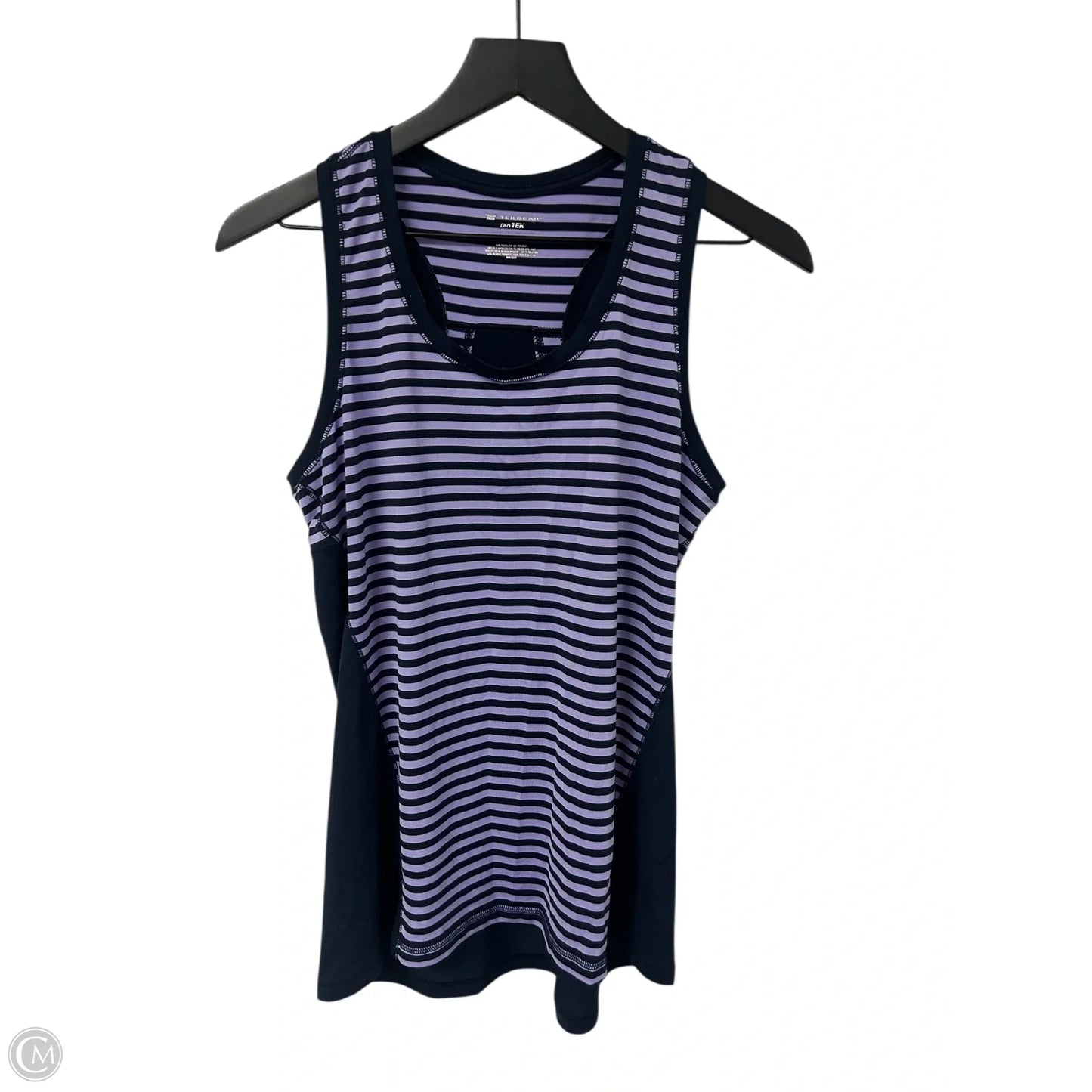 Athletic Tank Top By Tek Gear In Blue & Purple, Size: L