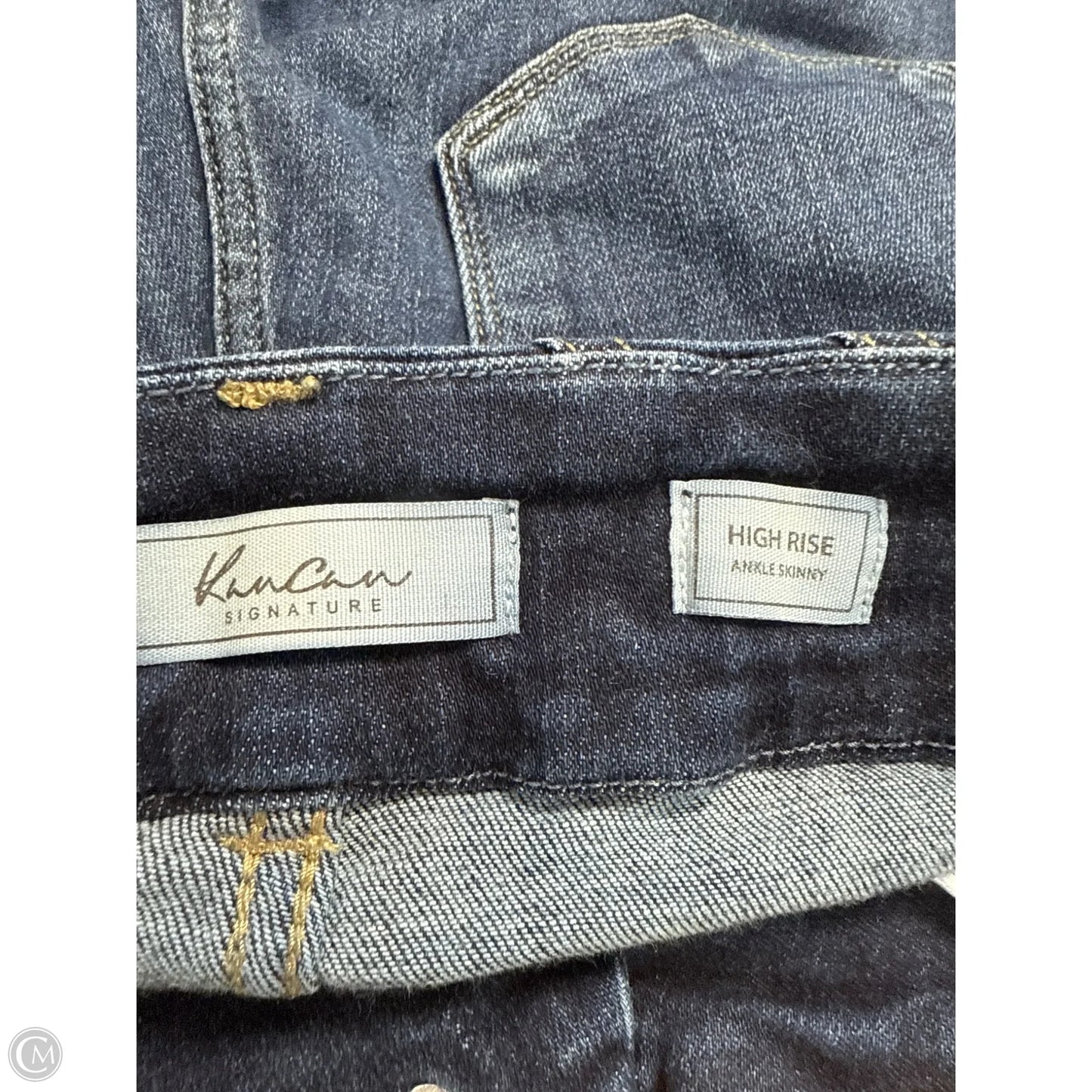 Jeans Skinny By Kancan In Blue Denim, Size: 8