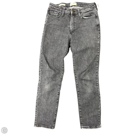 Jeans Straight By Universal Thread In Black Denim, Size: 4