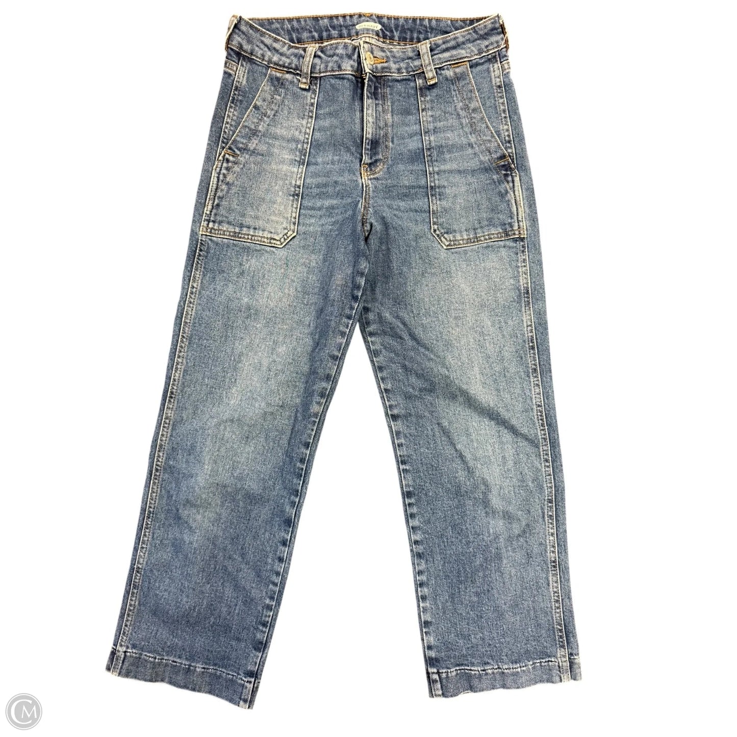 Jeans Straight By Old Navy In Blue Denim, Size: 4