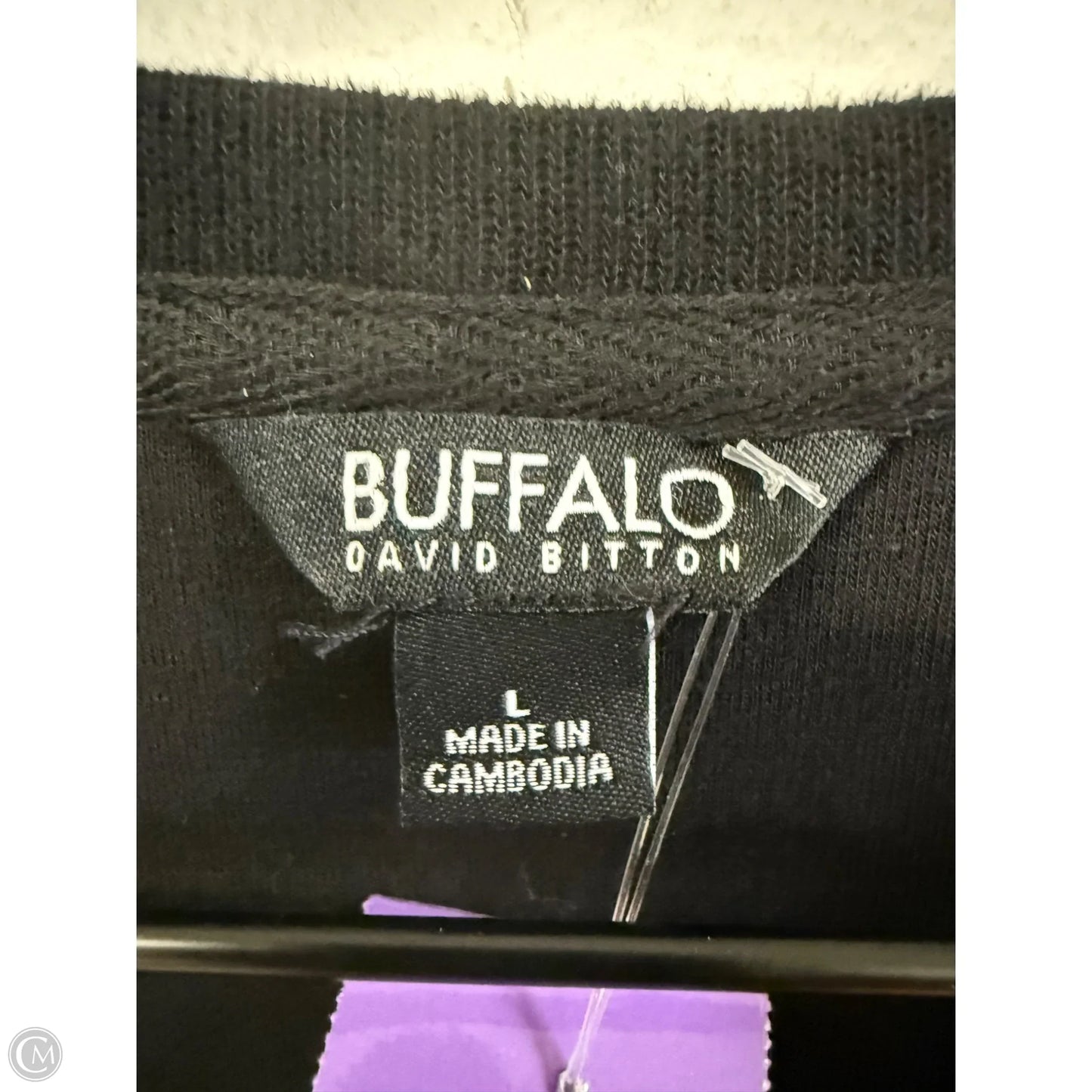 Sweatshirt Crewneck By Buffalo David Bitton In Black, Size: L