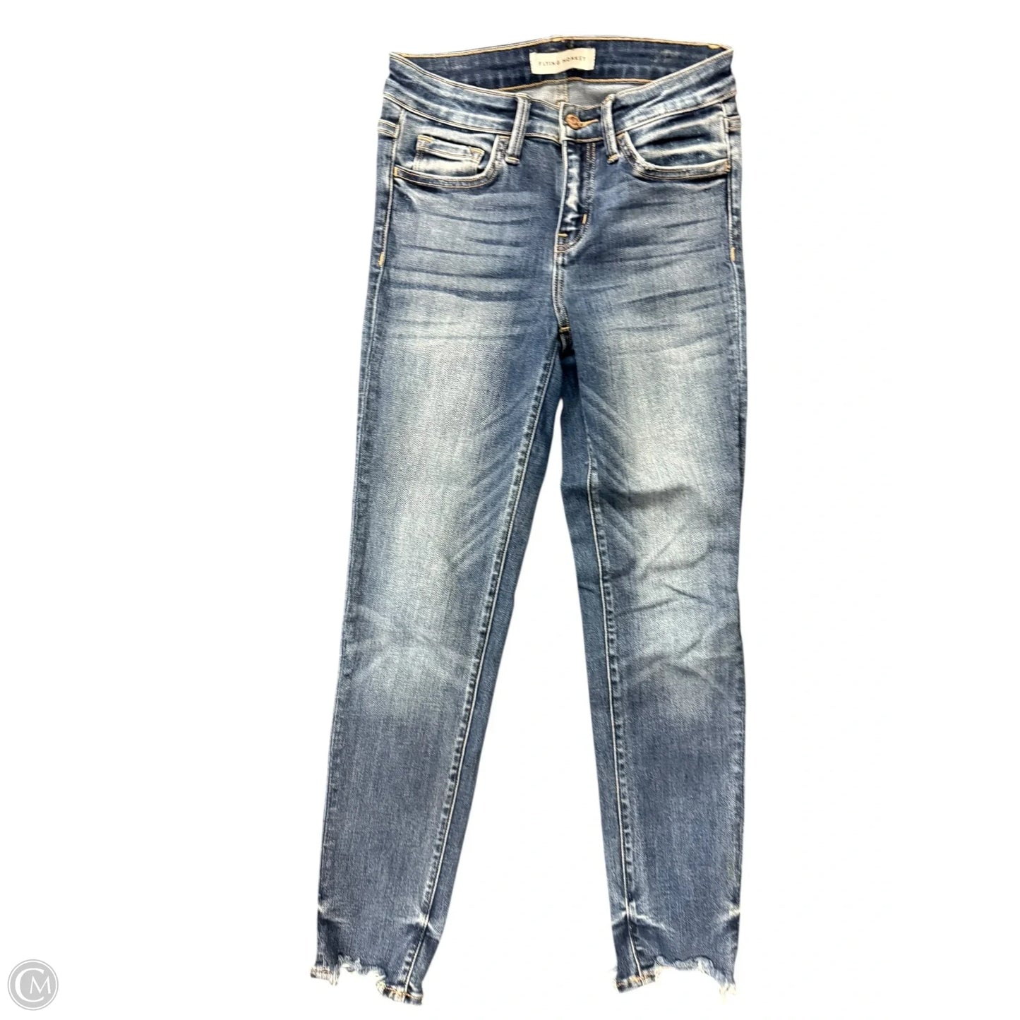 Jeans Skinny By Flying Monkey In Blue Denim, Size: 2